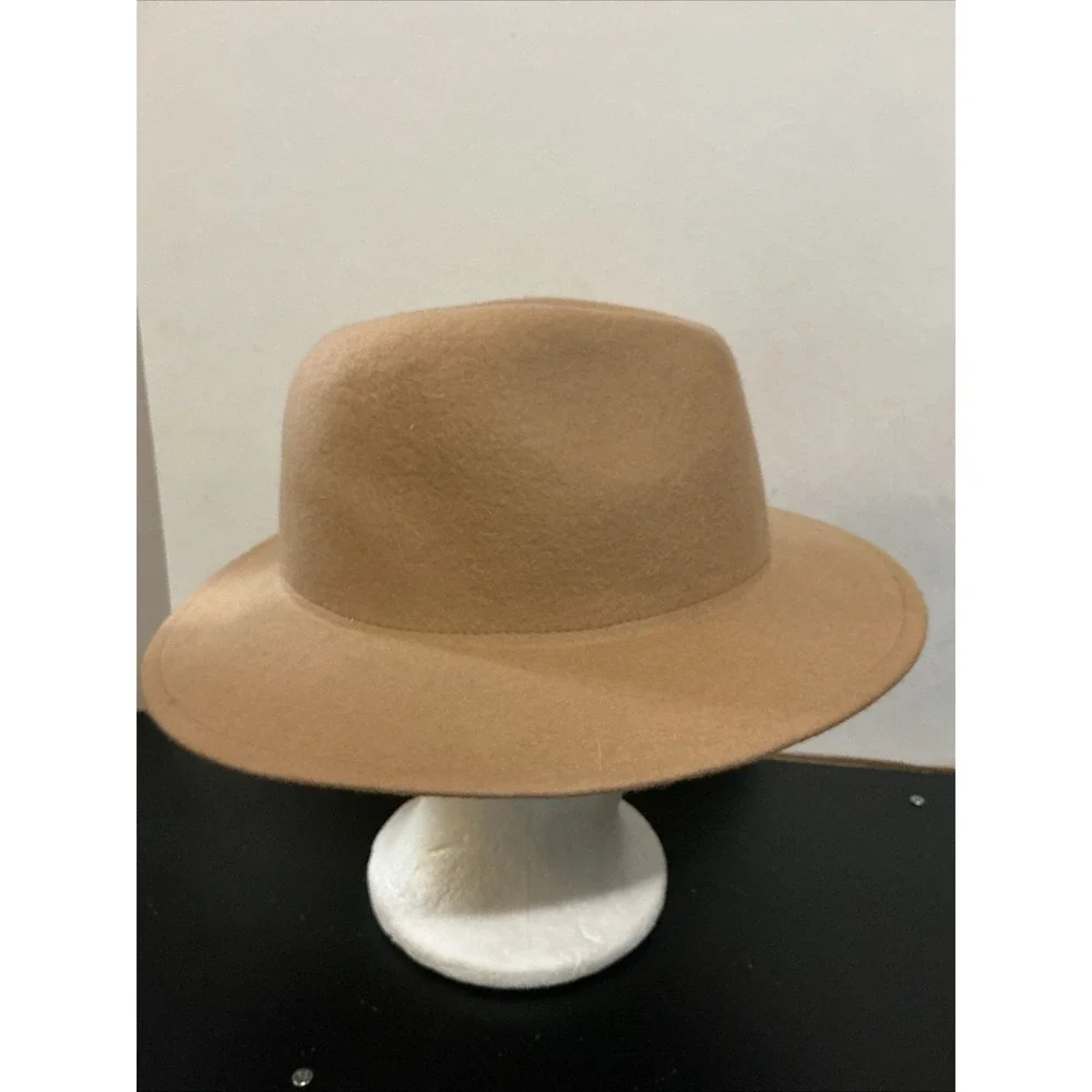 Rosin Headwear Tan Fedora Hat L/XL Boho DAMAGED